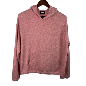 Monrow Size Small Pink Supersoft Hooded Sweatshirt Beach Casual - Picture 1 of 8