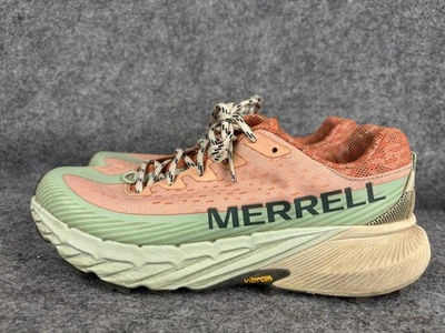 Zapatos Merrell Agility Peak 5 para mujer 8 rosa verde Vibram FloatPro Trail Running Foto 1 de 4