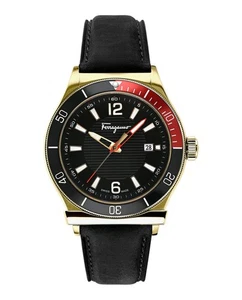 Ferragamo Mens Ferragamo 1898 Multi 44mm Strap Fashion Watch - Picture 1 of 5