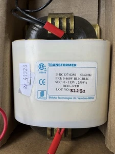 Shilchar B-RC137-0250 R-Core Transformer 5VA To 5KVA 500V 50/60Hz - Picture 1 of 2