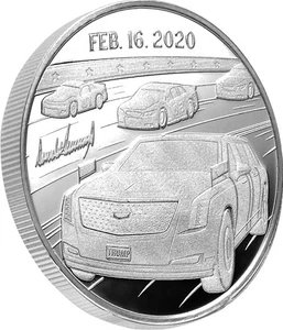 Ronda de plata Trump de 1 oz .999 BU MAGA Trump y la bestia L/E 0741/500 - Imagen 1 de 2