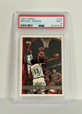 1997-98 Topps Michael Jordan PSA 9 MINT - Image 1 of 3