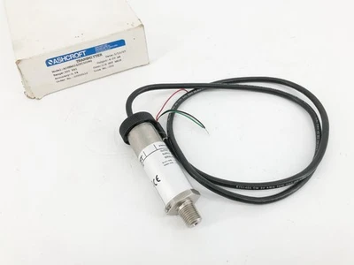 Новый передатчик Ashcroft A2SEM0242F2300#G 300 фунтов на квадратный дюйм 4-20 мА 0,5% 1/4 штекер NPT - Изображение 1 из 4