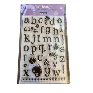 Hero Arts Designer Alphabet Clear Rubber Stamp Set Lowercase - Picture 1 of 3