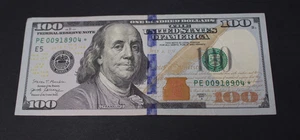 2017A $100 US Dollar Bill-Star Note-"009, 1890", also repeater in Serial Number - Picture 1 of 5