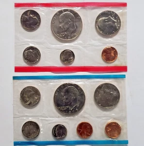 US Mint Set 1973, 13 unzirkulierte Münzen, PDS Cents, ohne Umschlag, OVP - Bild 1 von 4