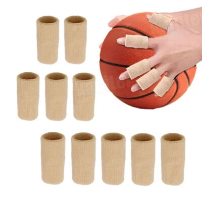 10 piezas Mangas elásticas para dedos Soporte para artritis Protector para dedos Deportes al aire libre Foto 1 de 4