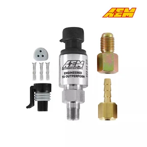 AEM 1 BAR MAP or 15 PSIA Stainless 1/8 in. NPT Male Bosch Sensor Kit 30-2130-15 - Picture 1 of 3