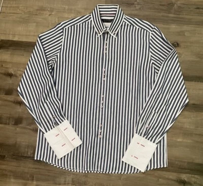 COOGI Classic Men Sz XXLT Dress Shirt Stripe Classy Modern Contemporary Work Top - Image 1 of 4