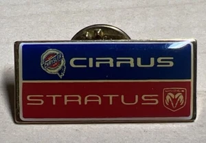 Chrysler Cirrus Dodge Stratus Pin Official Corporate Premium Circa 1994 Unused - Picture 1 of 4