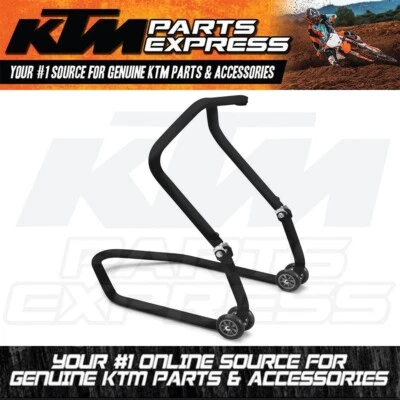 NUEVO SOPORTE PADDOCK DELANTERO KTM ACERO NEGRO 200 390 690 950 990 1190 69329965200C1 Foto 1 de 4
