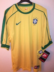 BRAZIL 1998 WC BNWT camiseta shirt trikot maillot maglia XL - Picture 1 of 6