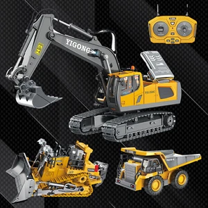 1/20 Remote Control Excavator 2.4 GHz Construction Vehicles Truck Metal Shovel - Picture 1 of 18