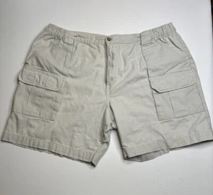 Men’s Faded Glory Khaki Cargo Shorts Cream Size 42 - Picture 1 of 4