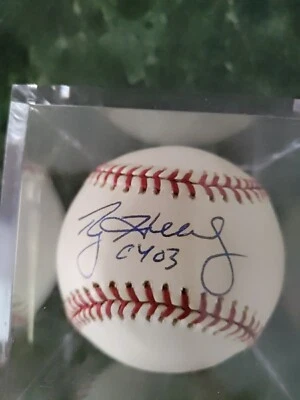 Roy Halladay Autographed Baseball OMLB Inscribed CY 03 Toronto Blue Jays HOF - Image 1 of 4