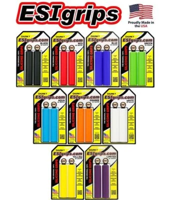 ESI Chunky Silicone 32mm Soft Bike Grips 130mm Lightweight 60g MTB  Choose Color - Image 1 of 2