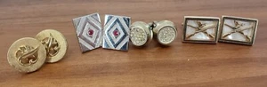 Vintage Swank Cufflinks Stamped lot of 4 - Picture 1 of 11