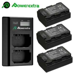 3x 2500mAh NP-FZ100 Li-ion Battery +Dual Charger For Sony A9 A7 III A7R III DSLR - Picture 1 of 17