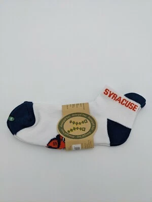 Calcetines al tobillo Donegal Bay Syracuse para hombre blancos naranja azules NCAA  Foto 1 de 3