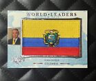 2020 Decision Colombia Ivan Duque World Leaders Flag Patch Card Wl07