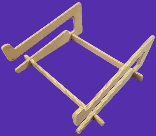 Suporte de laptop de madeira para 13 a 17 polegadas - Imagem 1 de 2