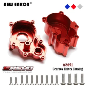 Gearbox Halves Transmission 8691 F/R Gearbox Case For RC Traxxas 1/10 ERevo 2.0 - Picture 1 of 22