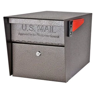 Mail Boss 7508 Curbside Mail Manager Security, Bronze Locking Mailbox - Picture 1 of 12