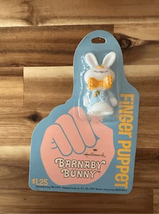 Rare Vintage 70’s Barnaby Bunny Finger Puppet Toy 1977 Hallmark - Picture 1 of 3