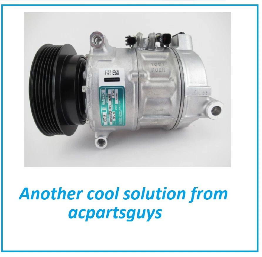 NUEVO COMPRESOR DE AIRE ACONDICIONADO SANDEN OEM PARA 2015 2016 Volvo V60 T6 P PXC16  Foto 1 de 1