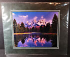 Matted Art Photography Print "Teton Sunrise" Signed By Artist, Kelsey Cain