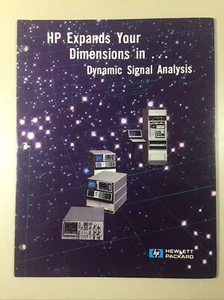 Vintage 1980 HEWLETT-PACKARD Expands Your Dimensions In Dynamic Signal Analysis - Picture 1 of 10