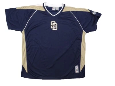 Majestic Cool Base San Diego Padres Men's On Field Warm Up T-Shirt - Image 1 of 3