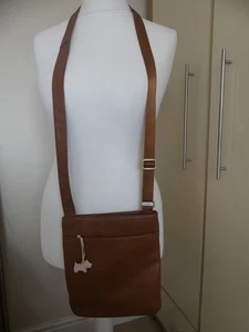 Radley TAN Leather Original Pockets Cross Body Bag (P) - Picture 1 of 10