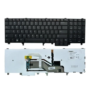 Laptop Ersatz US Layout mit Zeige mit Hintergrundbeleuchtung Tastatur für Dell L... - Bild 1 von 6