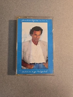 Julio Iglesias -Starry Night Cassette 1990 Columbia Combined Shipping Available! Foto 1 de 2