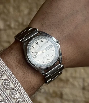 Reloj Automático Sicura Años 70 Vintage Resistencia a los Golpes 25 Joyas Fecha 38mm Raro Foto 1 de 4