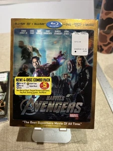 Marvel’s Avengers Blu-Ray 3D DVD 4 Disc Combo Pack Brand New - Picture 1 of 2