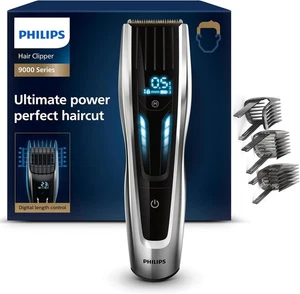 Philips Series9000 Tagliacapelli HC9450/20 400 Lunghezze di Taglio Lame in Titanio - Foto 1 di 6