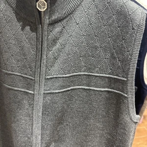 STEFANO RICCI Gents Sleeveless Jackets High Neck Size Xl Made In Italy - Picture 1 of 13