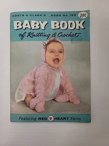 Vintage 1958 Cappotti e Clark Baby Book maglia e uncinetto #103 - Foto 1 di 9