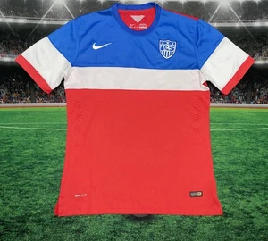 Camiseta de fútbol de la Selección Nacional de Estados Unidos Nike 2014 Bomb Pop Copa Mundial Talla XL Usada - Imagen 1 de 8