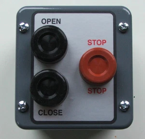 3BX Exterior Surface Mount Control Station Garage Door Wall Button NEMA 4 Rated - Picture 1 of 2