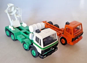 2x Conrad Mercedes camión incompleto Ex hormigonera etc. vehículo de construcción 1:50 - Imagen 1 de 7