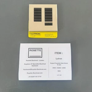 Lutron Faceplate - HWIS-10BRL - Satin Nickel - 12 Month Warranty - INC UK VAT * - Picture 1 of 1