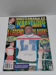 Wrestling Ringside Magazine # 76 July 1995 L.T. Cover/ Bam Bam Bigelow Poster - Picture 1 of 12