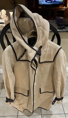COACH Camel Hair Coat Women’s Vintage Size Medium Tan Buckle Vintage - Image 1 of 4