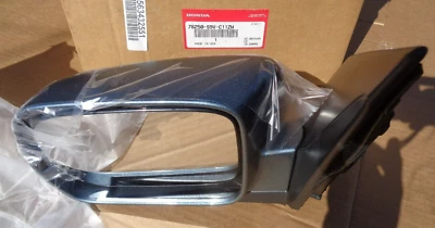 Nuevo de Lote Antiguo 2005-2008 Honda Pilot Espejo Térmico LH Drivers Azul OEM 76250-S9V-C11ZM NUEVO Foto 1 de 4