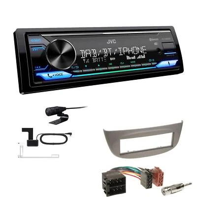 JVC Digital 1-DIN Autoradio DAB+ Bluetooth für Renault Wind schwarz - Bild 1 von 4