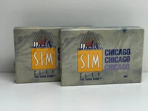 2x Sim City The Card Game CHICAGO DECK, 1995, Nuevo Precintado ⚡ENVÍO⚡ - Imagen 1 de 4