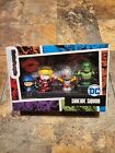 Nib Fisher Price Little People Collector Suicide Squad Harley Quin,Deadshot,Croc